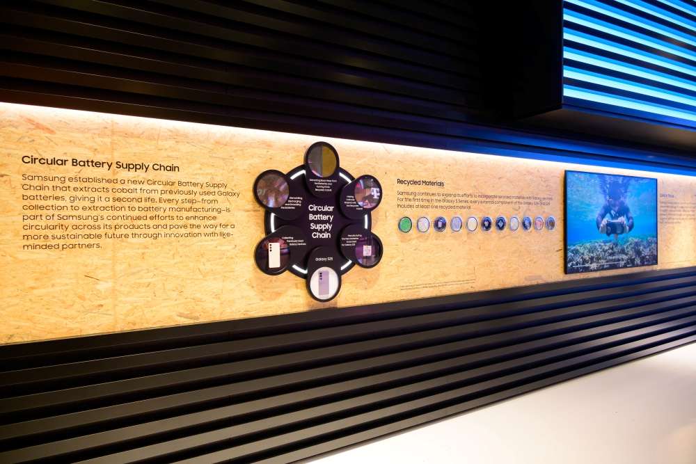 Samsung mobile mwc 2025 booth sketch main8