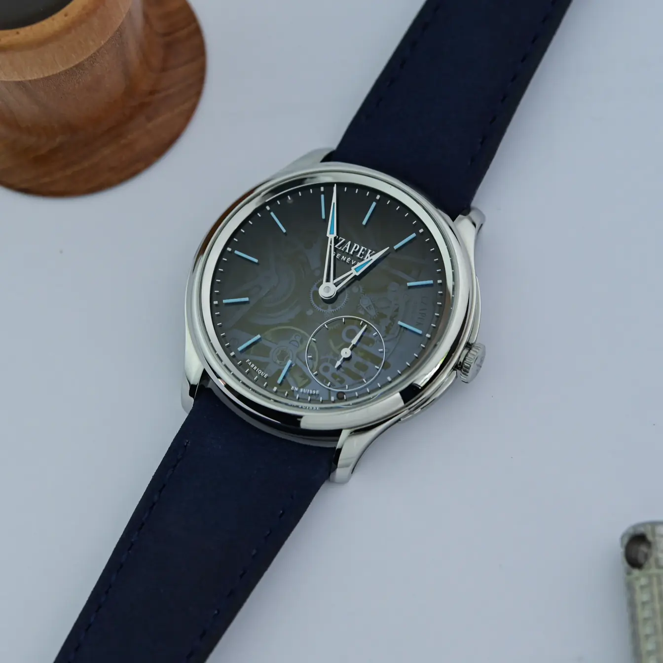 Czapek Promenade Transparencies Aqua Blue