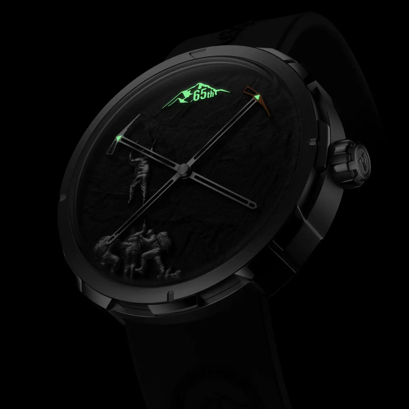 CIGA Design Mechanical Automaton Watch Everest China 65th Anniversary