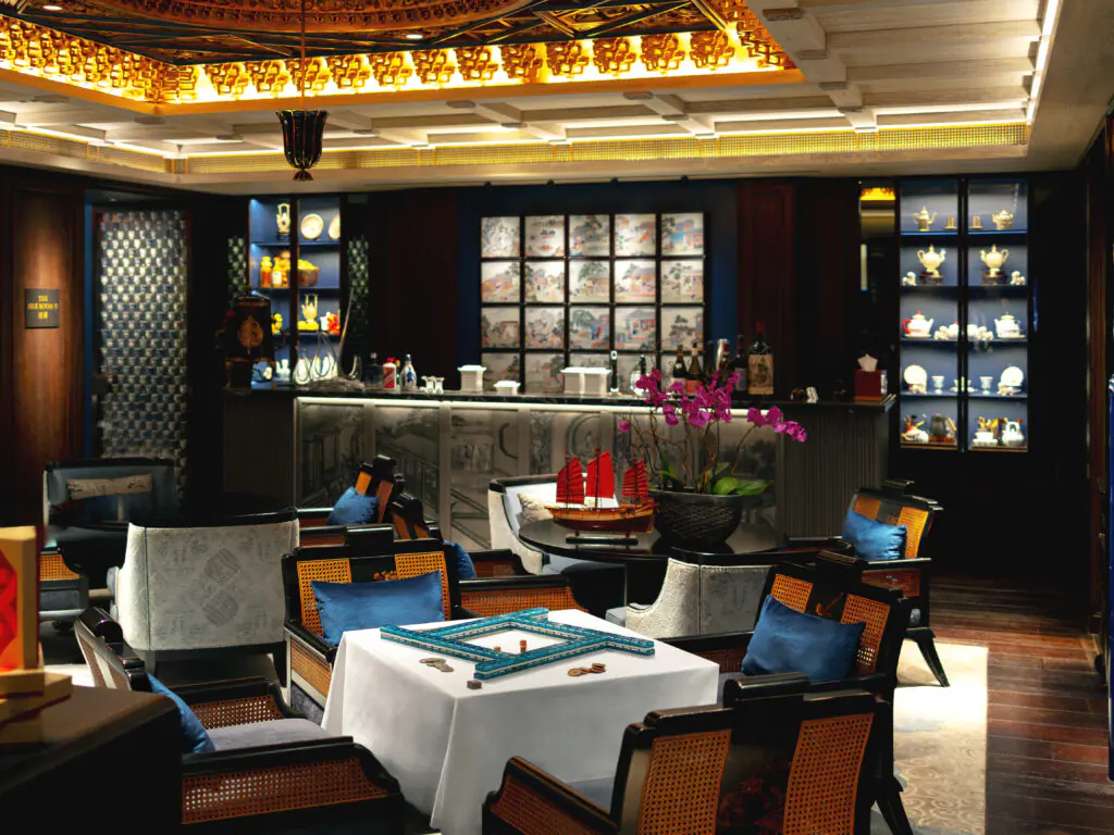 Peninsula London Mahjong Canton Blue