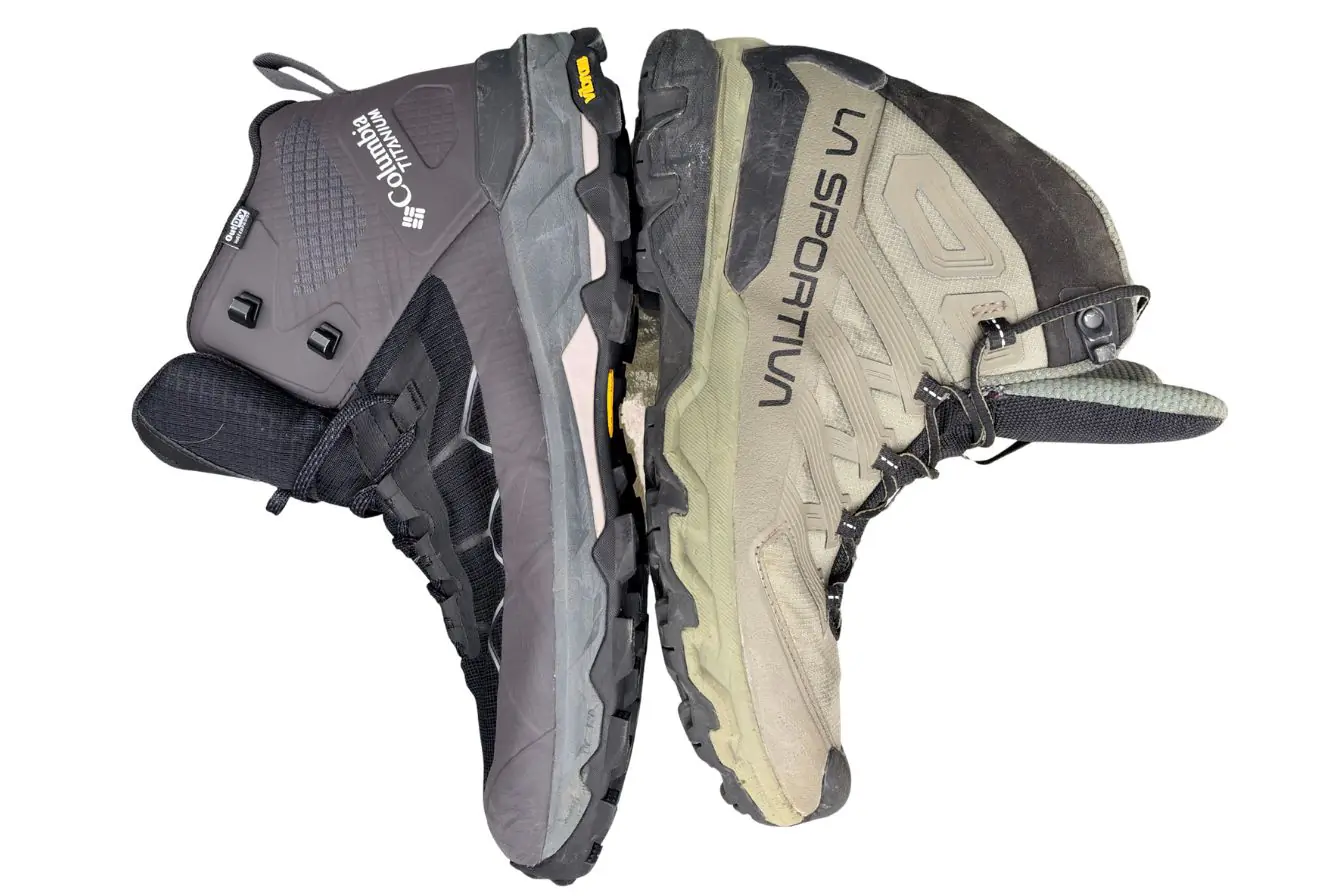 Columbia Peakfreak Titanium-VS_La Sportiva Ultra Raptor III 